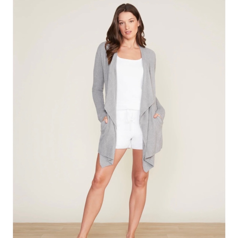 Barefoot Dreams CozyChic Lite Island wrap dark gray